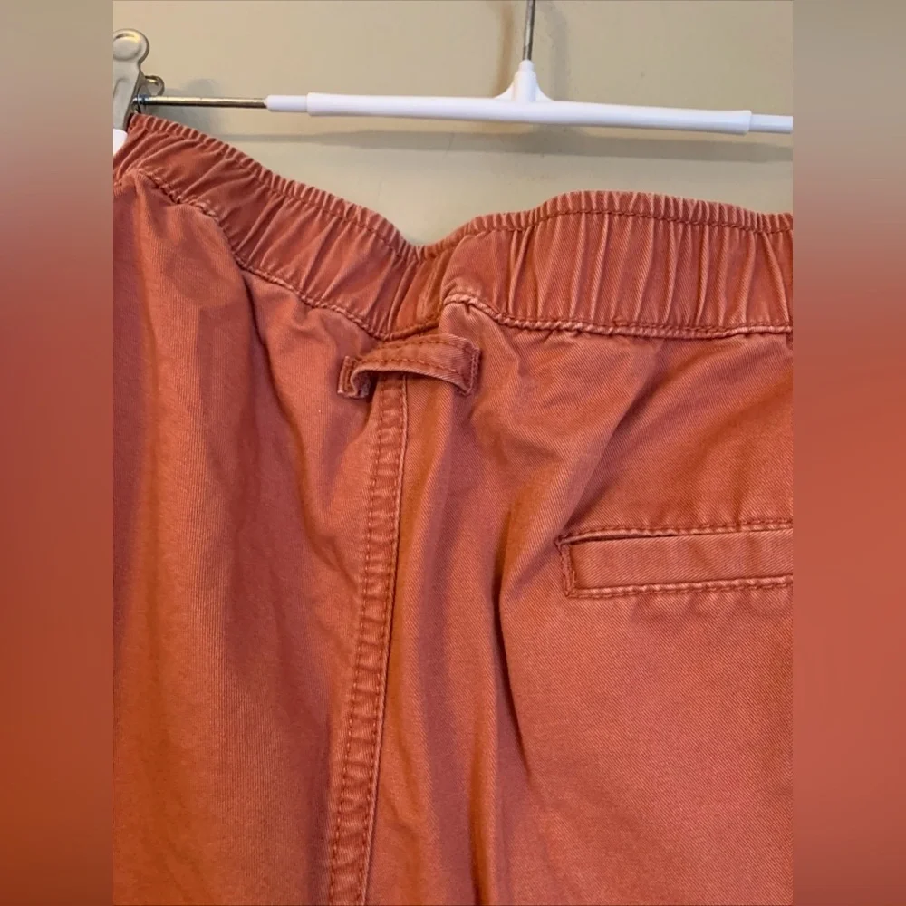 Weatherproof Drawstring Casual Shorts Mens Large Coral Inseam 7.5”